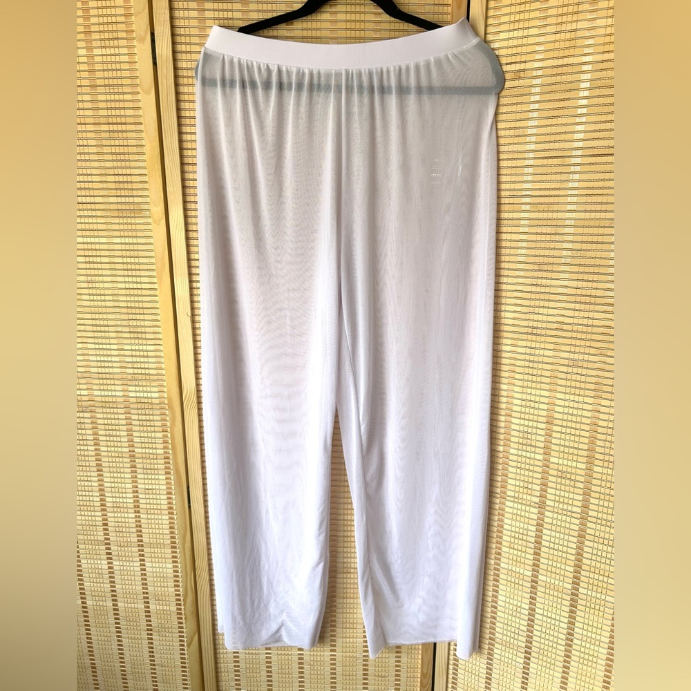 SIZE XL NWOT White Mesh Swim Coverup Pants